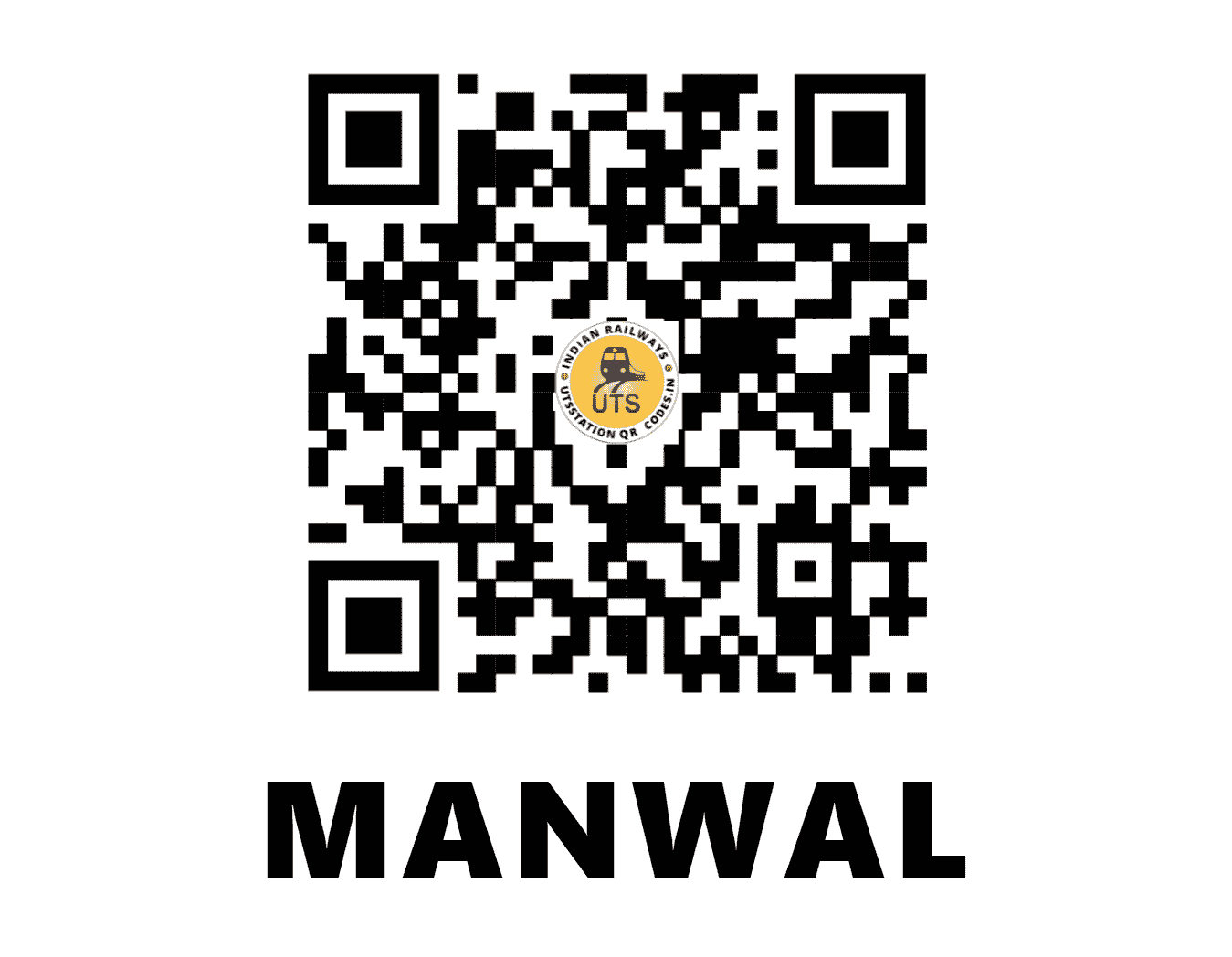 UTS QR Code for MANWAL - MNWL (NR - JAMMU AND KASHMIR)